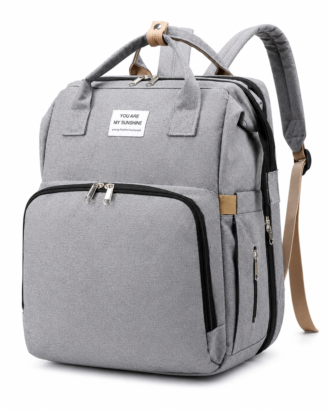 Mochila Pañalera Convertible 3 en 1 · Cuna de Viaje y Cambiador | Niddo Refugio